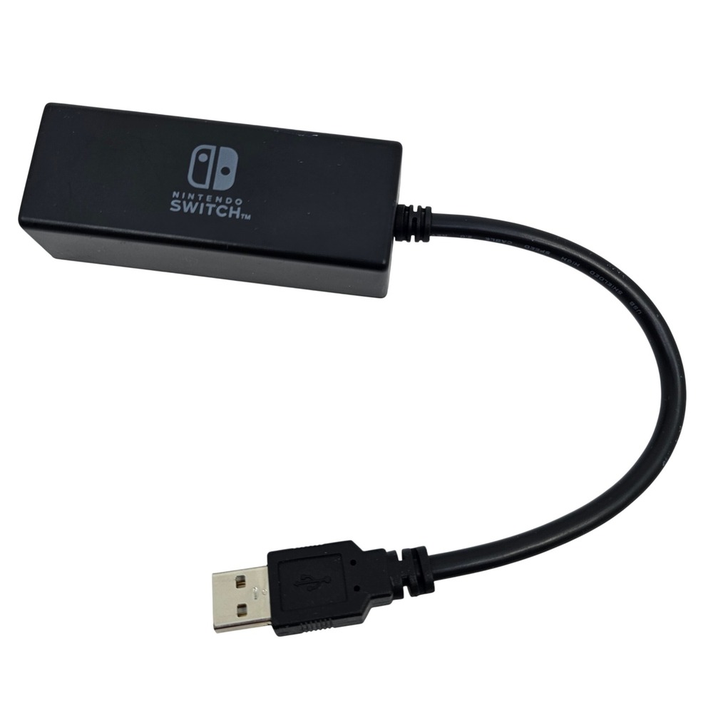 HORI Nintendo Switch Wired Internet LAN Adapter USB NSW-004 Black